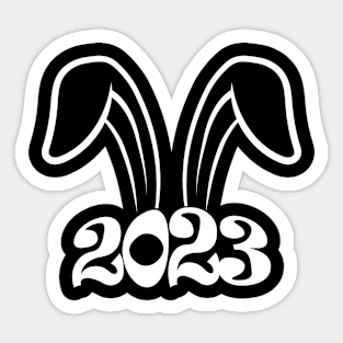 Year of the Rabbit, Chinese New Year, Lunar Year 2023 New Year, 2023 Year of the Rabbit Sticker